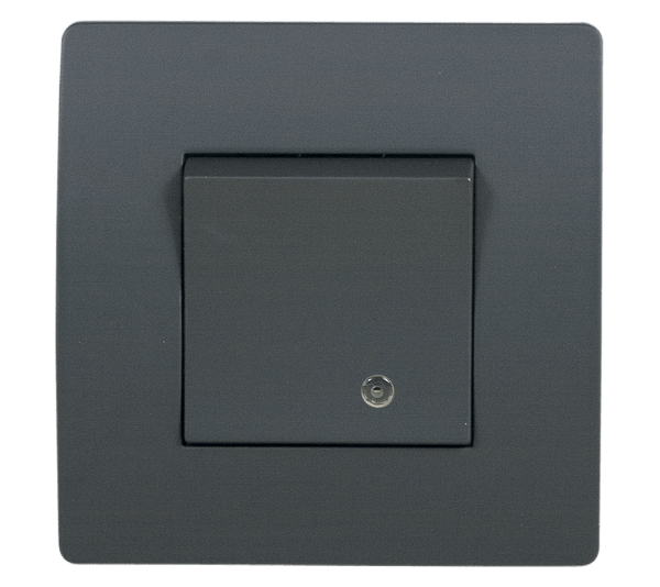 EL BASIC TG114 1 BUTTON 1 WAY SWITCH WITH LIGHT GR