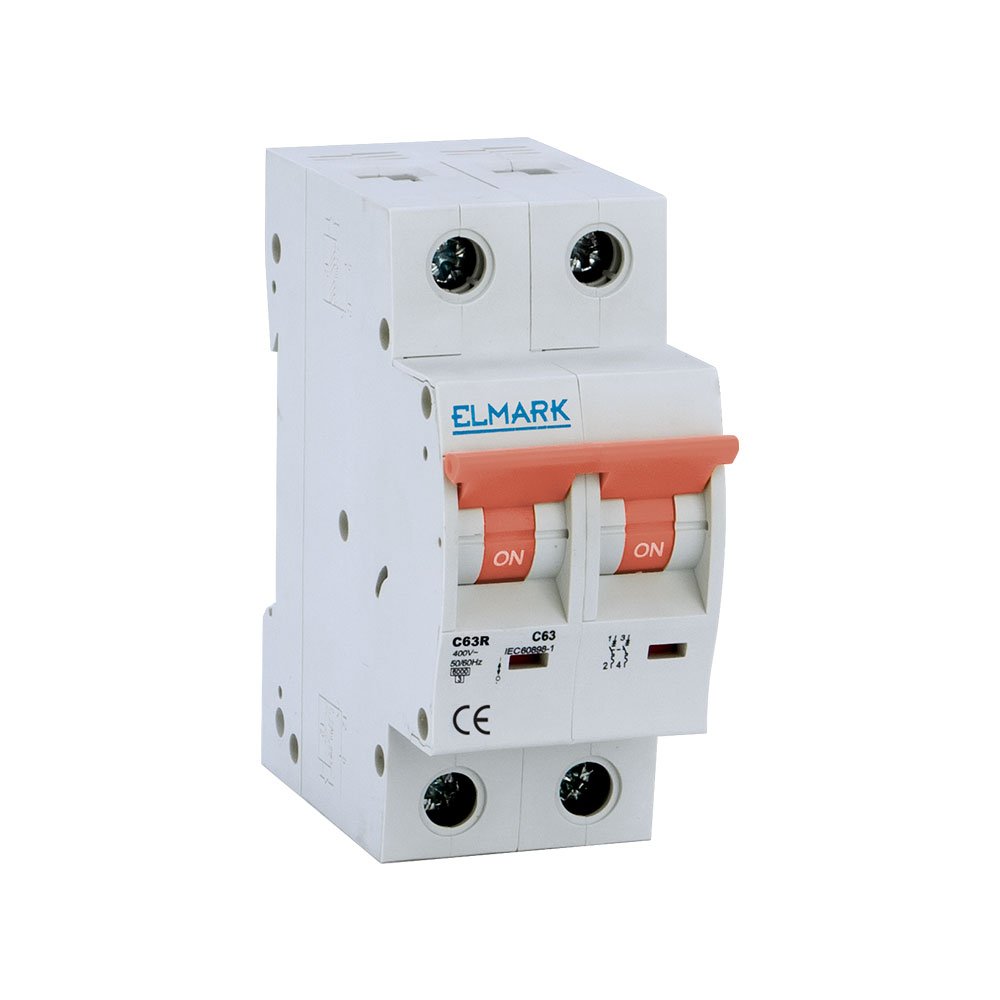 MINIATURE CIRCUIT BREAKER C62R 6A 2P 6kA CURVE C MINIATURE CIRCUIT BREAKER C62R 6A 2P 6kA CURVE C