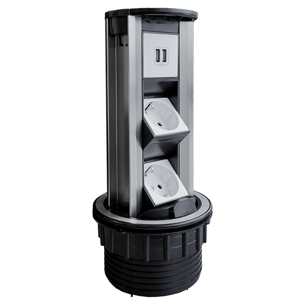 ΣΤΗΛΗ ΠΟΛΥΠΡΙΖΟ 6 ΘΕΣΕΩΝ INOX