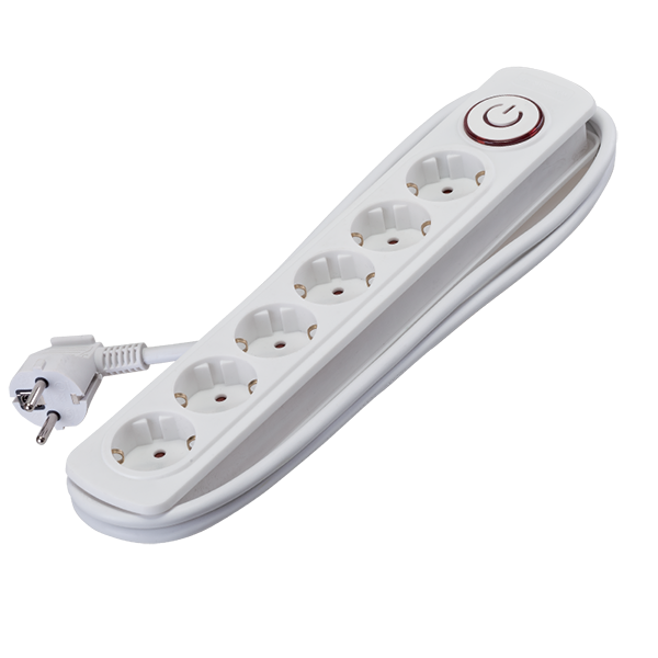 ΠΟΛΥΠΡΙΖΟ ΕΞΑΠΛΟ 2M H05VV-F 3X1.5MM²+ΔΙΑΚΟΠΤΗ