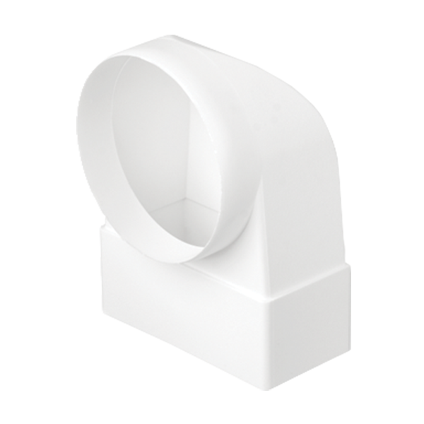 EL02-512 ROUND TO FLAT CONNECTOR 90° D125-220/55MM