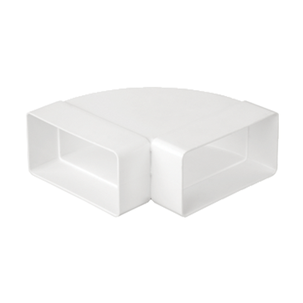 EL02-522 HORIZONTAL 90° BEND FOR FLAT DUCTS 220x55