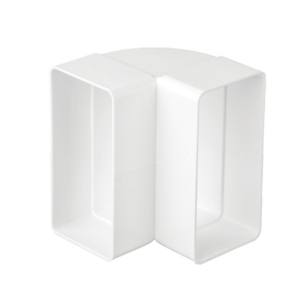 EL02-524 VERTICAL 90° BEND FOR FLAT DUCTS 220x55