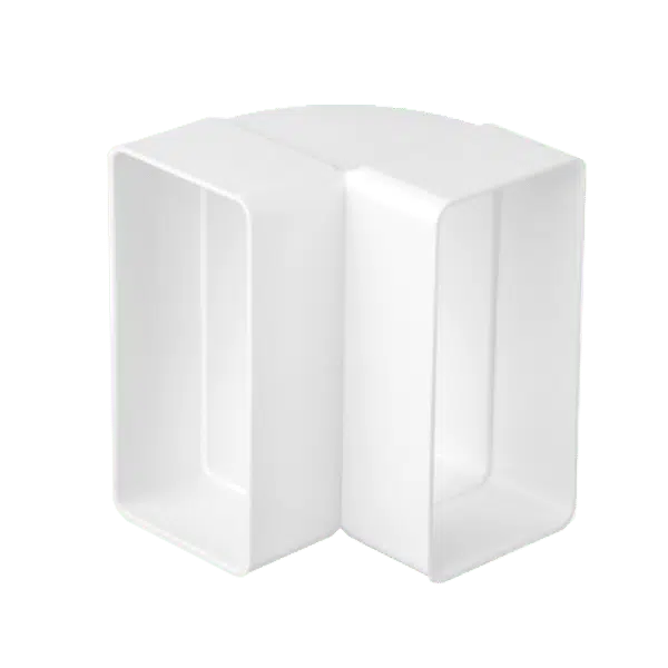 EL02-524 VERTICAL 90° BEND FOR FLAT DUCTS 220x55