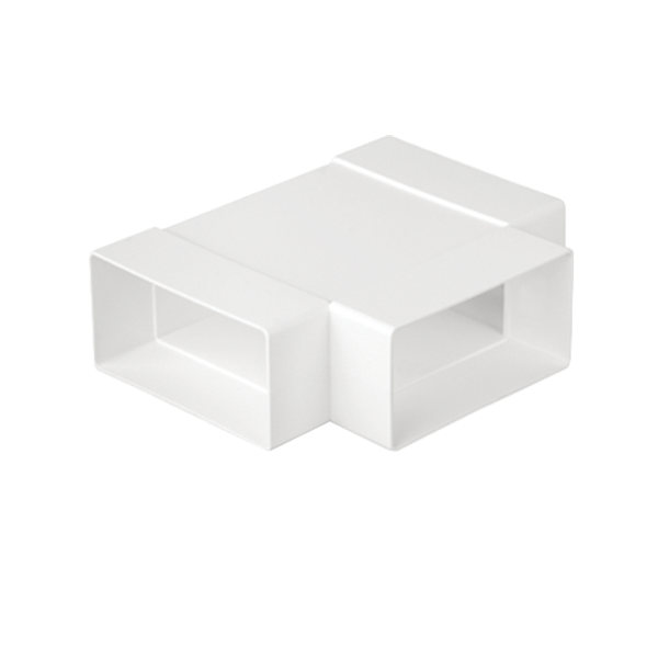 EL02-409 PVC T-JOINT FOR FLAT DUCTS 110x55MM
