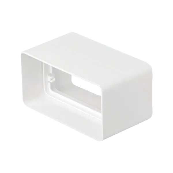 EL02-411 PVC CONNECTOR FOR FLAT DUCTS 110x55MM