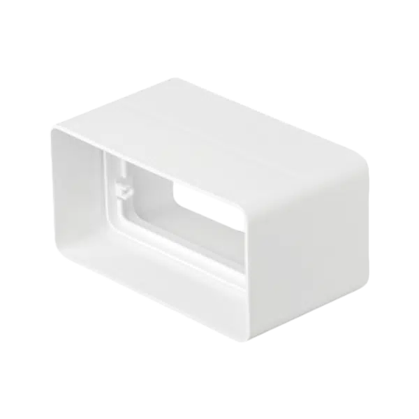 EL02-411 PVC CONNECTOR FOR FLAT DUCTS 110x55MM