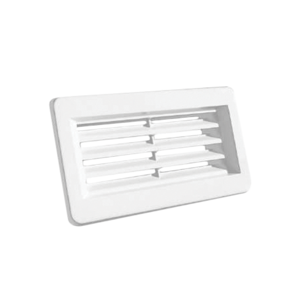 EL02-415 PVC END GRILL FOR FLAT DUCTS 110x55MM