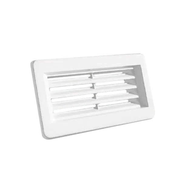 EL02-519 PVC END GRILL FOR FLAT DUCTS 220x55MM