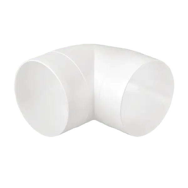 EL02-483 PVC KNEE 90° FOR ROUND DUCTS D150MM