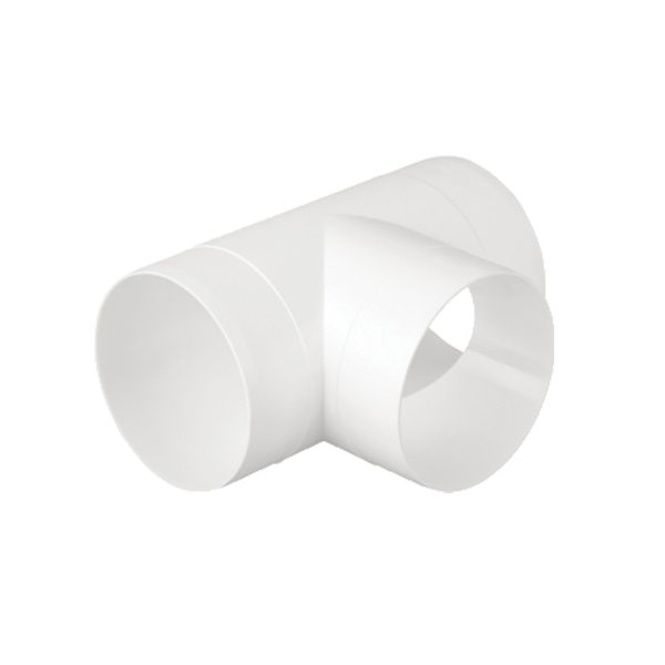 EL02-460 PVC T-JOINT FOR ROUND DUCTS D100MM