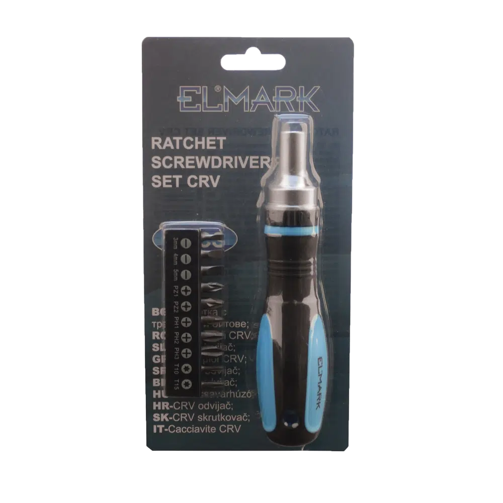 11PCS RATCHET SCREWDRIVER SET