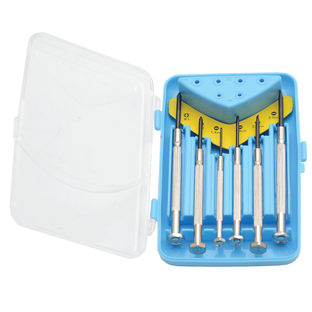 6PCS WATCH SCREWDRIVER SET CRV 6PCS WATCH SCREWDRIVER SET CRV