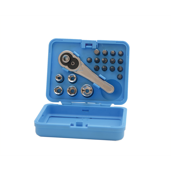 20PC SOCKET & SCREWDRIVER BIT TOOL SET CRV