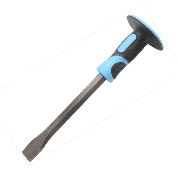 CHISEL AND PUNCH WITH TPR HANDLE 16x300mm