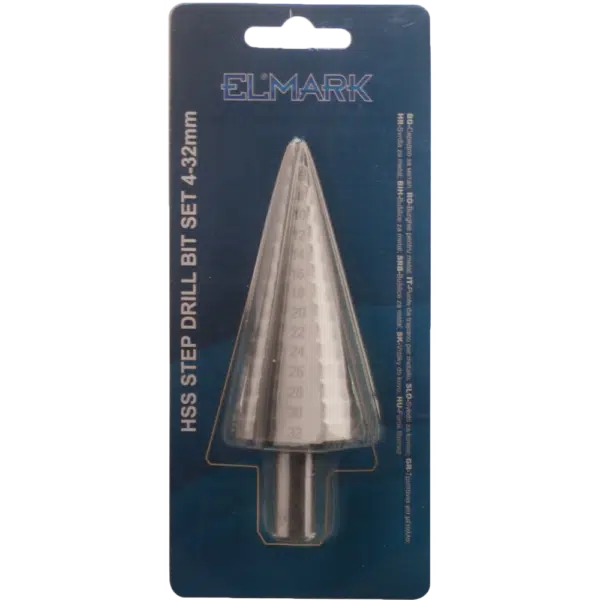 HSS STEP DRILL BIT SET 4-32mm