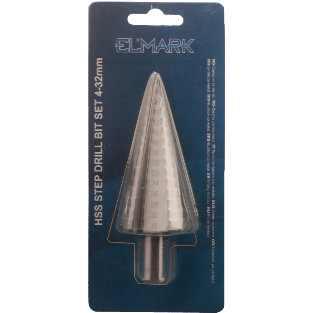 HSS STEP DRILL BIT SET 4-32mm