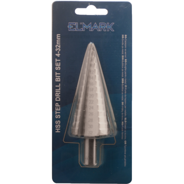 HSS STEP DRILL BIT SET 4-32mm