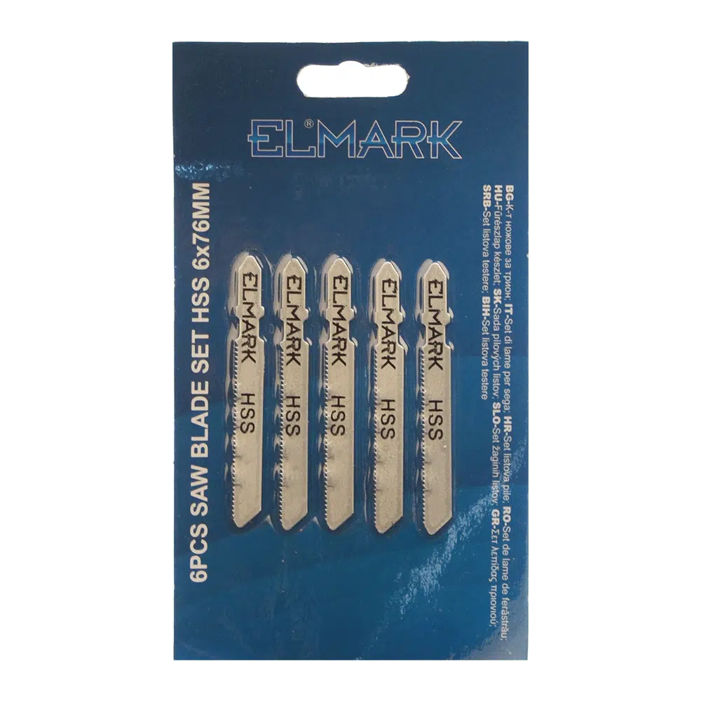 6PCS SAW BLADE SET HSS 6x76mm