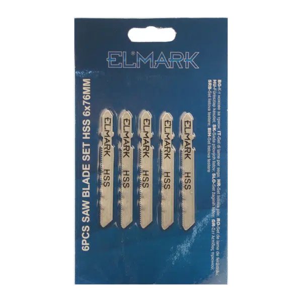 6PCS SAW BLADE SET HSS 6x76mm