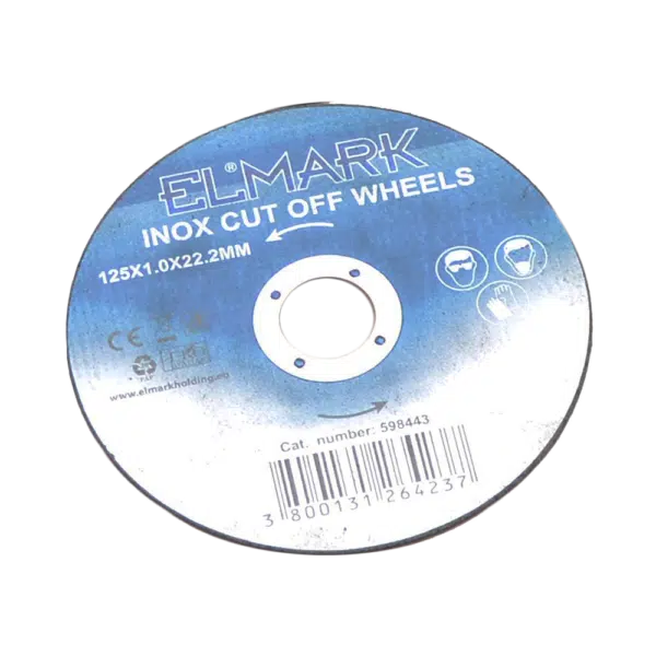 INOX CUT OFF WHEELS 125X22.2X1.0mm