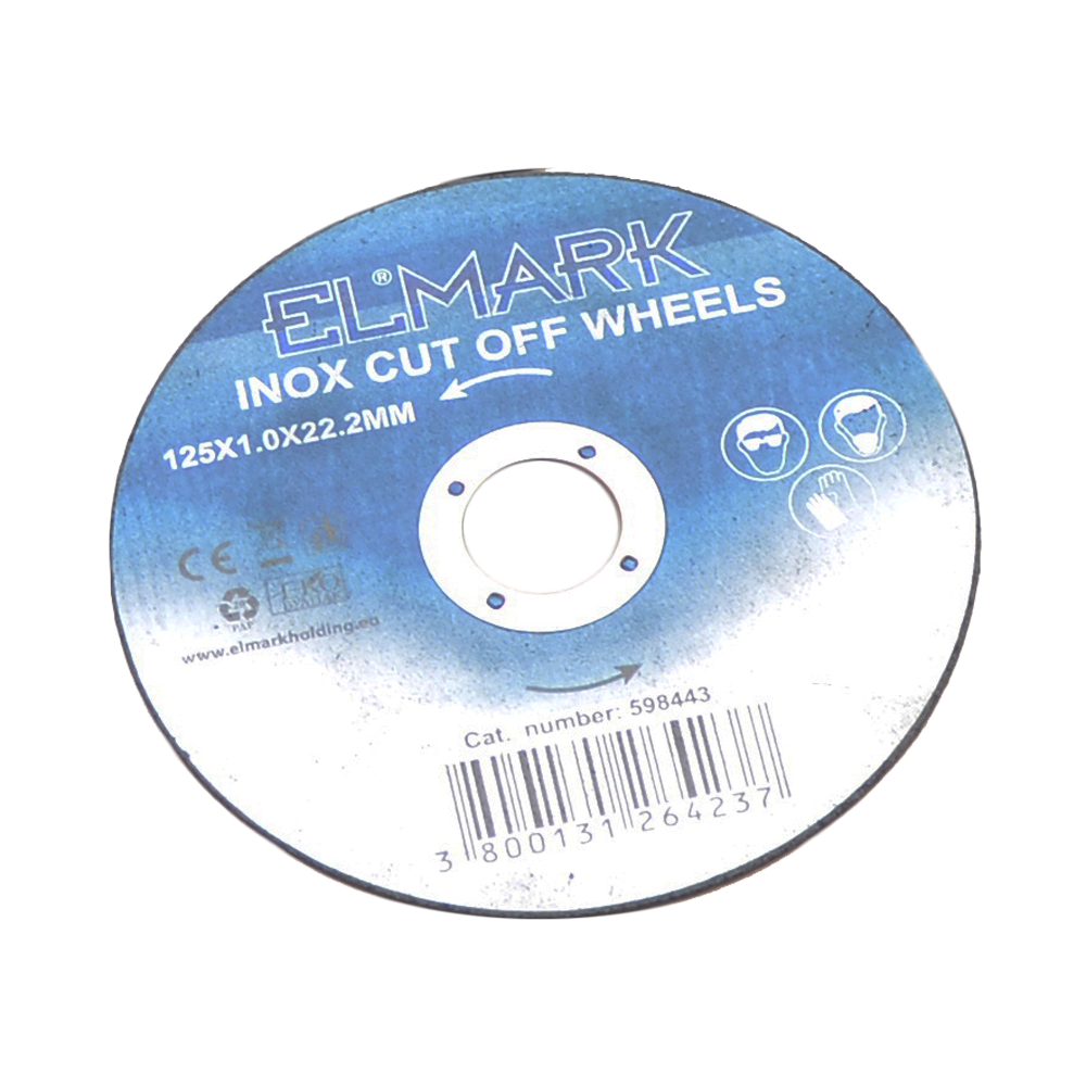 INOX CUT OFF WHEELS 125X22.2X1.0mm INOX CUT OFF WHEELS 125X22.2X1.0mm