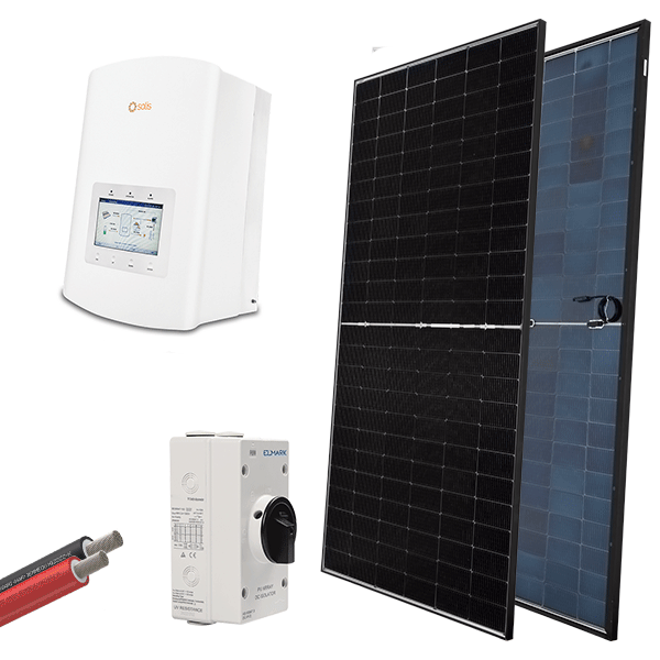 ON GRID SOLAR SYSTEM SET 1P/3.6KW WITH PANEL 580W