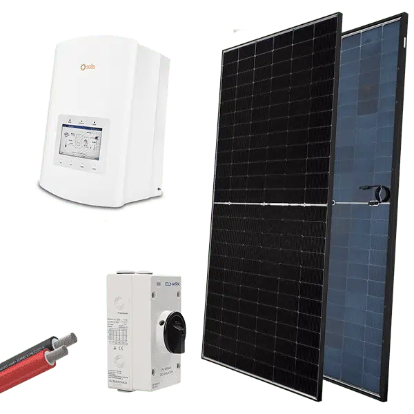 ON GRID SOLAR SYSTEM SET 1P/3.6KW WITH PANEL 580W