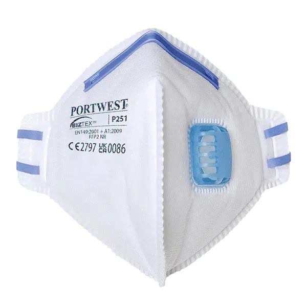 P251 FFP2 VALVED FOLD FLAT RESPIRATOR