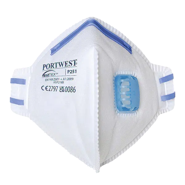 P251 FFP2 VALVED FOLD FLAT RESPIRATOR