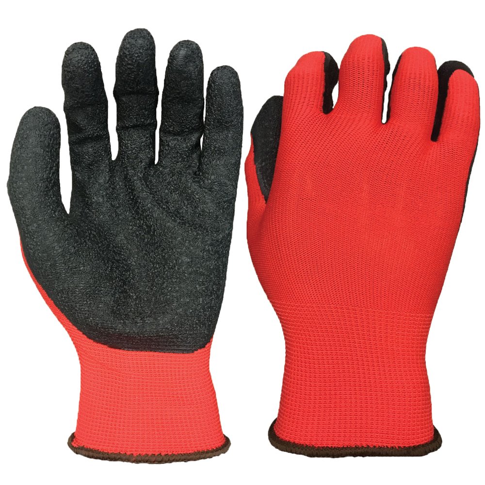 POLYESTER GLOVES COATED WITH LATEX SIZE 9 POLYESTER GLOVES COATED WITH LATEX SIZE 9