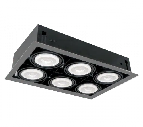 QUAD6 PAR30 6ХE27 DARK GREY