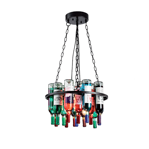 BOTTLES ΠΟΛΥΦΩΤΟ 5XE27 D600XH400mm