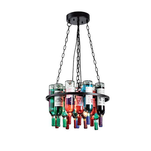 BOTTLES ΠΟΛΥΦΩΤΟ 5XE27 D600XH400mm