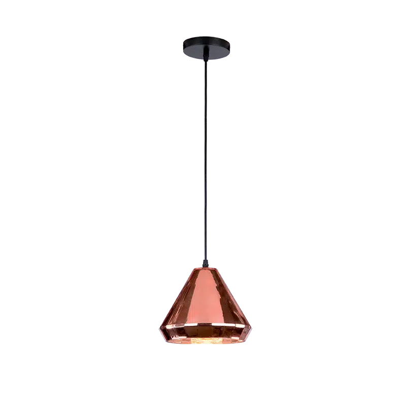 CLARK-1B ΚΡΕΜΑΣΤΟ ΦΩΤΙΣΤΙΚΟ 1XE27 ΧΑΛΚΟΣ D220mm