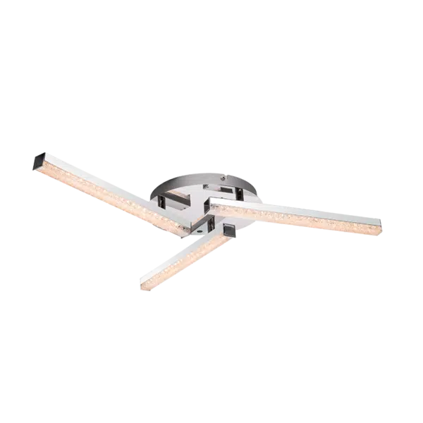 FAYE ΠΛΑΦΟΝΙΕΡΑ LED 3X4W 3200K ΧΡΩΜΙΟ