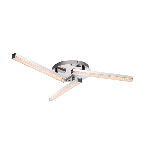 FAYE ΠΛΑΦΟΝΙΕΡΑ LED 3X4W 3200K ΧΡΩΜΙΟ