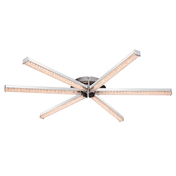 FAYE ΠΛΑΦΟΝΙΕΡΑ LED 6X4W 3200K ΧΡΩΜΙΟ