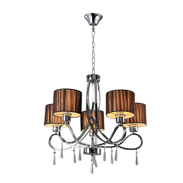 LILLY ΠΟΛΥΦΩΤΟ 5XE27 ΧΡΩΜΙΟ D650X590mm