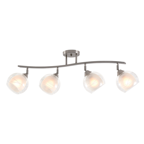 STACY ΠΟΛΥΦΩΤΟ 4XE27 ΝΙΚΕΛ ΜΑΤ