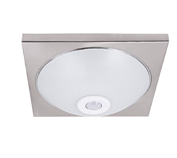 8120 SENSOR ΠΛΑΦΟΝΙΕΡΑ 2XE27 300MM/300MM ΧΡΩΜΙΟ ΜΑΤ