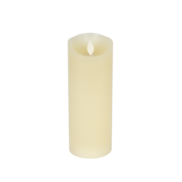 DECORATIVE CANDLE 6000K 200MM 2XAA IVORY