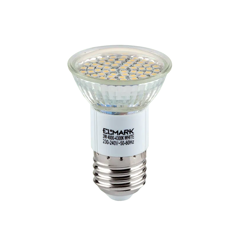LED ΛΑΜΠΤΗΡΑΣ LED60SMD3528 3W E27 230V ΛΕΥΚΟ ΘΕΡΜΟ