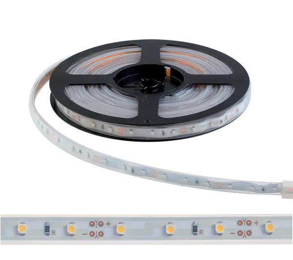 LED ΤΑΙΝΙΑ LED300 3528 12V DC IP65 60 τεμ./m. ΛΕΥΚΟ ΘΕΡΜΟ