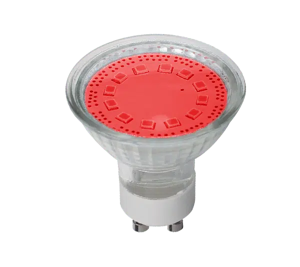 LED ΛΑΜΠΤΗΡΑΣ SMD2835 3W GU10 230V 3000K ΚΟΚΚΙΝΟ