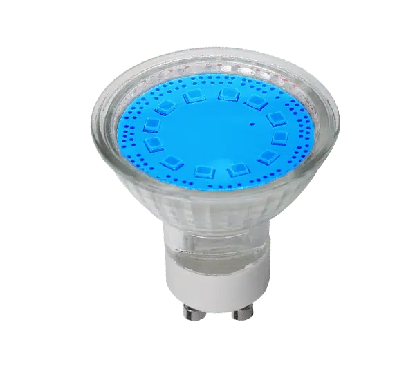 LED ΛΑΜΠΤΗΡΑΣ SMD2835 3W GU10 230V 3000K ΜΠΛΕ