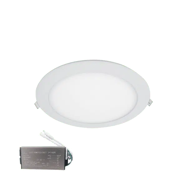 LED ΠΑΝΕΛ ΣΤΡΟΓΓΥΛΟ ΧΩΝΕΥΤΟ 12W 2700K+ ΚΙΤ ΑΣΦΑΛΕΙΑΣ