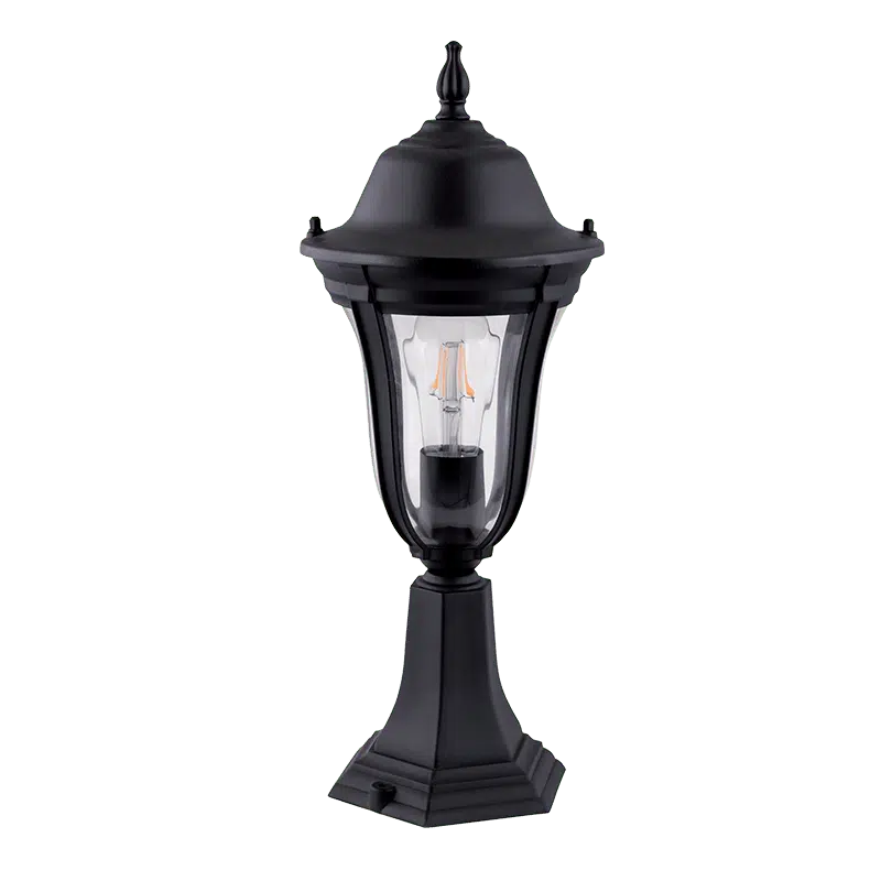 MARK ΦΑΝΑΡΙ ΣΤΑΝΤ 1XE27 ΜΑΥΡΟ H490mm