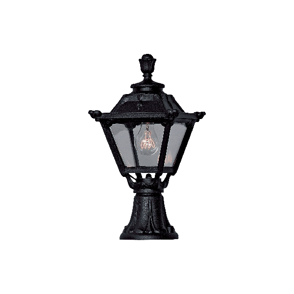 GOLIA ΦΩΤΙΣΤΙΚΟ ΚΗΠΟΥ 1XE27 H470 IP55 ΜΑΥΡΟ