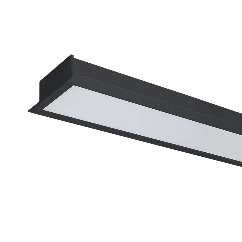 LED ΠΡΟΦΙΛ ΧΩΝΕΥΤΟ S48 32W 4000K 1500MM ΜΑΥΡΟ
